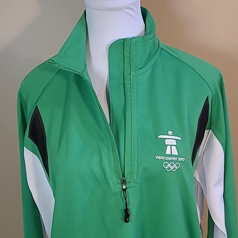 SUNICE Vancouver 2010 Winter Olympics Lightweight 1/4 Zip Jacket - Picture 6 of 15
